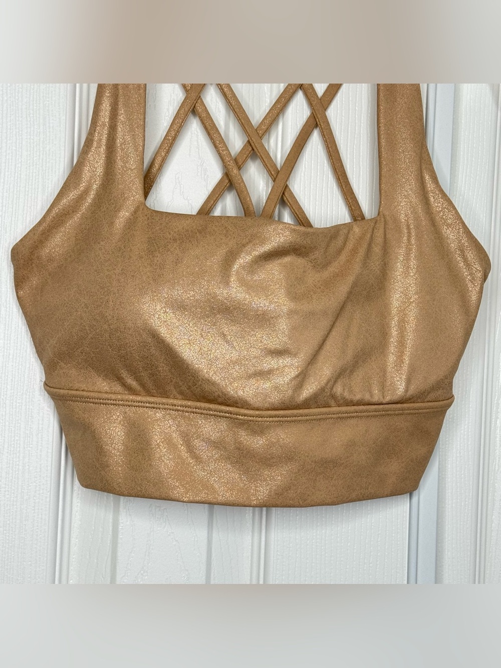 Buffbunny Revolution Sports Bra In Gold Size S - Picture 3 of 9
